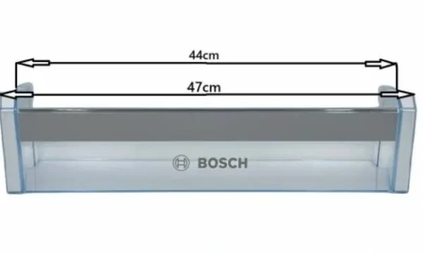 Šaldytuvo BOSCH, SIEMENS durų apatinė lentynėlė 442×124,9x100mm,orig. Держатели для бытовых холодильников, выдвижных ящиков, полок и других пластиковых деталей