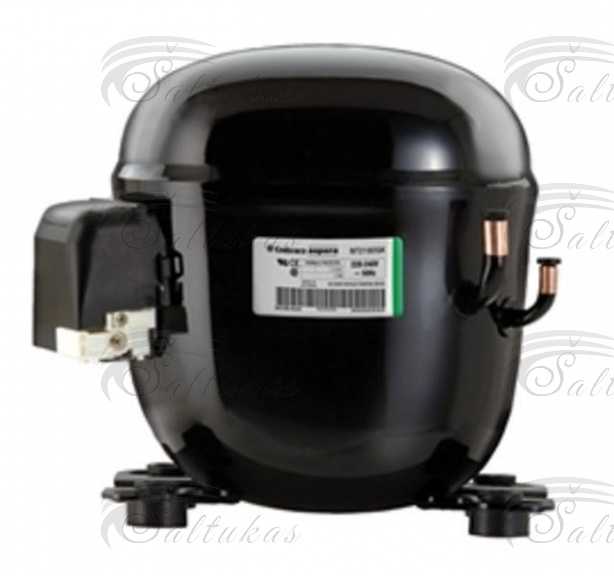 Aspera NEK2130GK R404A, 220-240V 50Hz, (prie -25 °C 332 W, prie -10 °C 640W)(-40 °C iki -10 °C) Компрессоры для промышленных холодильников