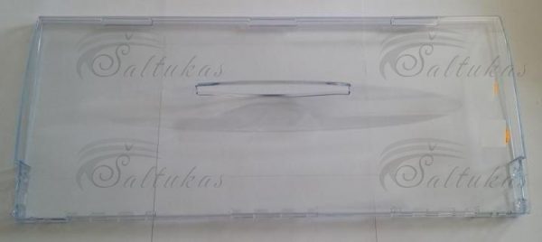 Šaldytuvo šaldiklio BEKO stalčiaus priekinis skydelis, 480x210mm Держатели для бытовых холодильников, выдвижных ящиков, полок и других пластиковых деталей