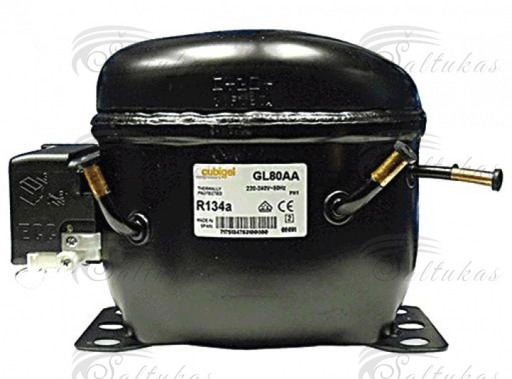 ACC Electrolux GL80AA / GVY75AA, LBP — R134a, 1/5HP, 230 В/1/50 Гц, при -10°C — 319W, при -25°C — 145W, (от -10°C до -30°C) Автомобильные детали холодильных морозильников для бытового промышленного холодильного оборудования