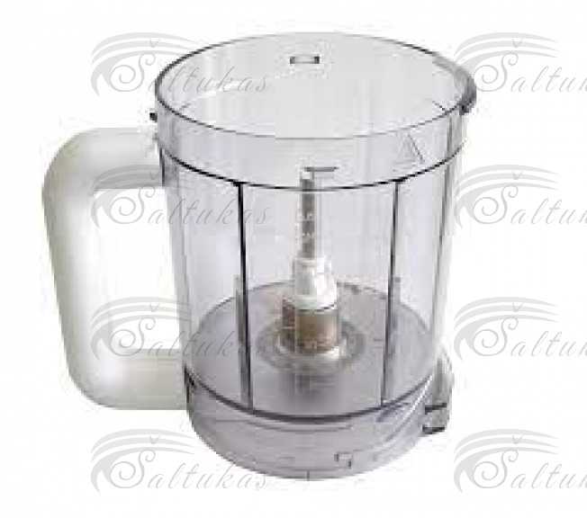 Braun virtuvinio kombaino indas, 750ml, K600, K650, K700, K750 modeliams.ICS 3202 CHOPPER POT 0.75 L Части блендеров, миксеров, кухонных комбайнов, слайсеров, панировочных сухарей и других аппаратов