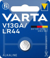 Baterija VARTA, LR44/V13GA, 1,5V, 125mAh, (Al-Mn), 5,4×11,6mm Силиконовые клеи, изоляция, аккумуляторы, батареи, бородатые, эпиляторы и т.д.