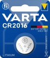 Baterija VARTA Lithium, CR2016, 3V, 90mAh, (Li-MnO2), 1,6x20mm, Силиконовые клеи, изоляция, аккумуляторы, батареи, бородатые, эпиляторы и т.д.