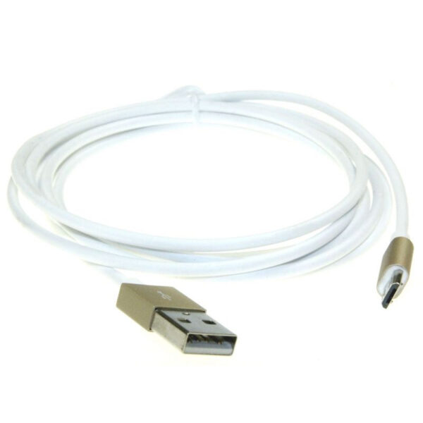 USB LEAD — USB-A 2.0 PLUG / MICRO-USB-B PLUG, WHITE, 1M Wi-Fi адаптеры для компьютеров, планшетов (iPad, Tab)