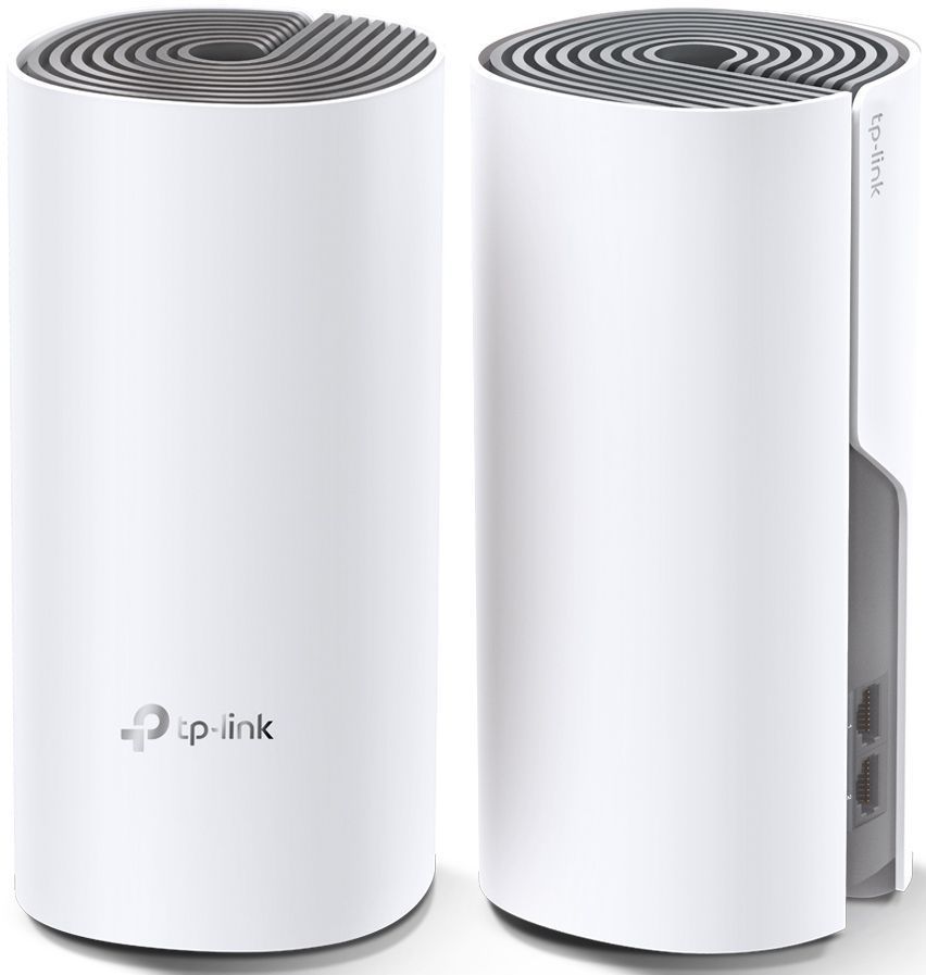 Роутер TP-Link Deco E4 . AC1200 MESH-WLAN СИСТЕМА ДЛЯ ВСЕГО ДОМА, КОМПЛЕКТ 2ER Wi-Fi адаптеры для компьютеров, планшетов (iPad, Tab)