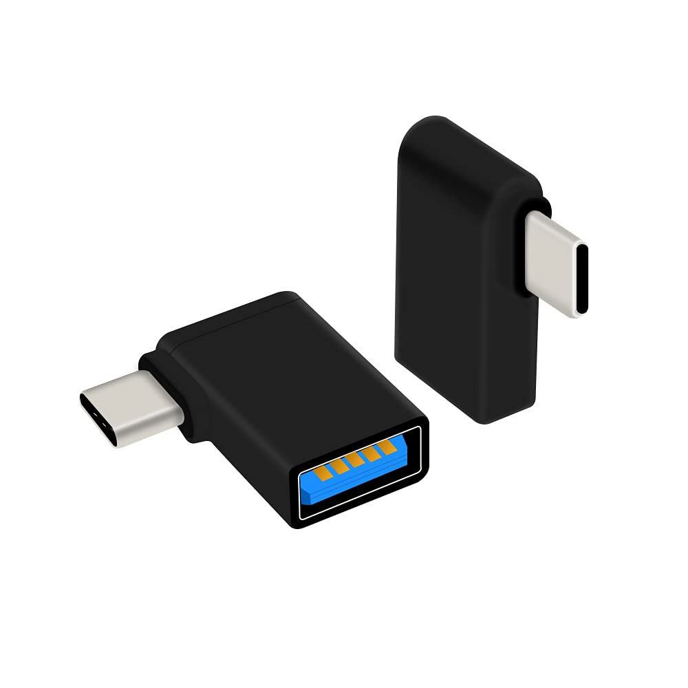 USB -adapteris.USB-C 3.0 ADAPTER, TYPE-A SOCKET, 90 °, OTG, METAL Wi-Fi адаптеры для компьютеров, планшетов (iPad, Tab)