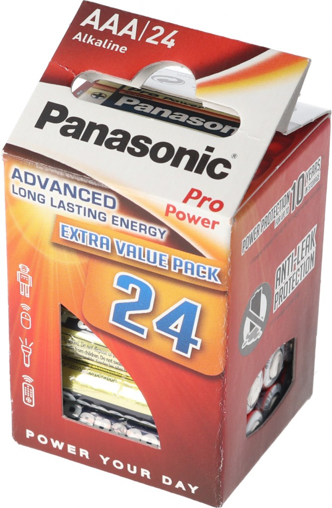 Батарейки AAA, PANASONIC LR03 PRO POWER ЩЕЛОЧНАЯ БАТАРЕЯ AAA 1,5 В 24ER Силиконовые клеи, изоляция, аккумуляторы, батареи, бородатые, эпиляторы и т.д.