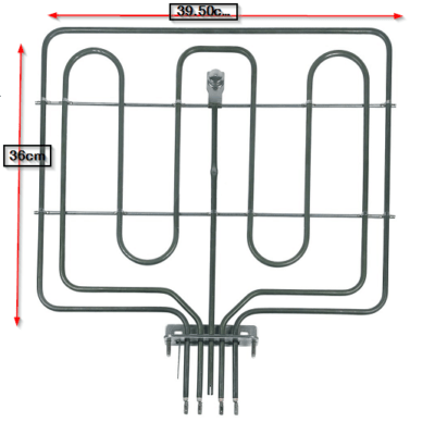 Oven MIELE upper heating element. HEATER ELEMENT 2.15/0.522KW 230/96V Нагревательные элементы для духовых шкафов