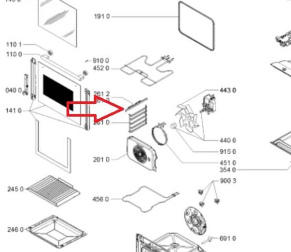 Orkaitės IKEA,WHIRLPOOL/INDESIT durų bėgelis kairės pusės Противни, грили, рейлинги, электронная почта. Пластины и другие детали