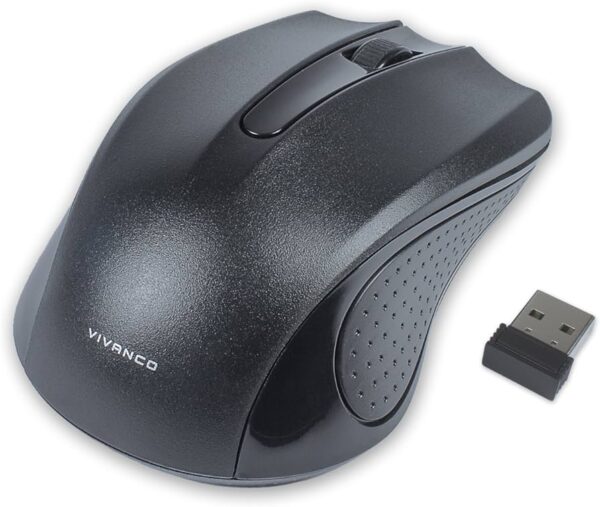 Kompiuterio pelytė.IT-MS RF 1000 USB WIRELESS MOUSE, BLACK, 1000DPI Wi-Fi адаптеры для компьютеров, планшетов (iPad, Tab)