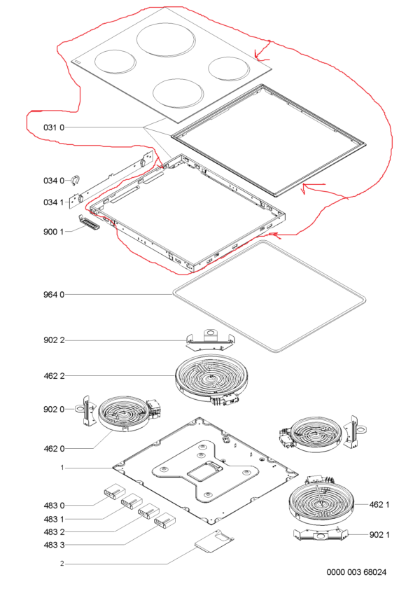 Kaitlentės WHIRLPOOL/INDESIT stiklokeramikinis paviršius komplekte Остекление дверцы духового шкафа, стеклокерамические поверхности варочной панели