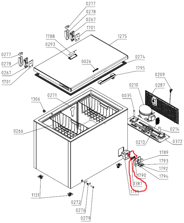 Šaldiklio HISENSE/GORENJE modulis.REGULAT.MODULE HG C-19_PL R600A H08S002 Пульты управления для холодильников