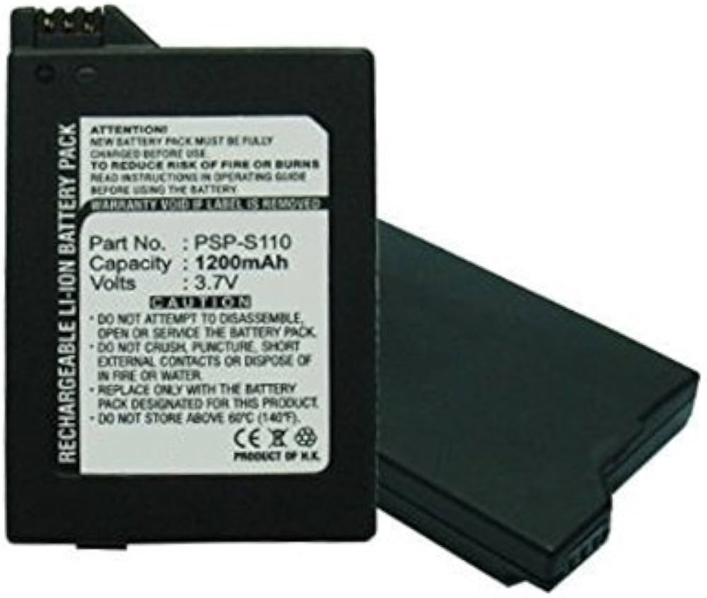 3,7V-1200MAH LI-ION RECHARGEABLE BATTERY FOR SONY PSP-S110 Wi-Fi адаптеры для компьютеров, планшетов (iPad, Tab)