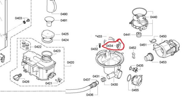 Indaplovės BOSCH/SIEMENS pompos pertvara.LID DRAIN PUMP COVER Колеса для посудомоечных машин, решетки и держатели для мешков для посуды