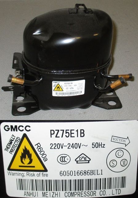 4221152200 COMPRESSOR (ELECTROLUX HXK55AA,R600,analogas -PZ75E1B,TB1112Y,TG1112Y,NX1112Y,MM1080Y,NTU120NT,U 232-15 Компрессоры для бытовых холодильников