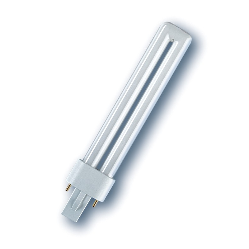 OSRAM EKO LEMPA, ŠALTA BALTA (4000K) G23, 11 W. DULUX LED S EM & AC MAINS V 6W 830 G23 Выключатели для лампочек холодильника