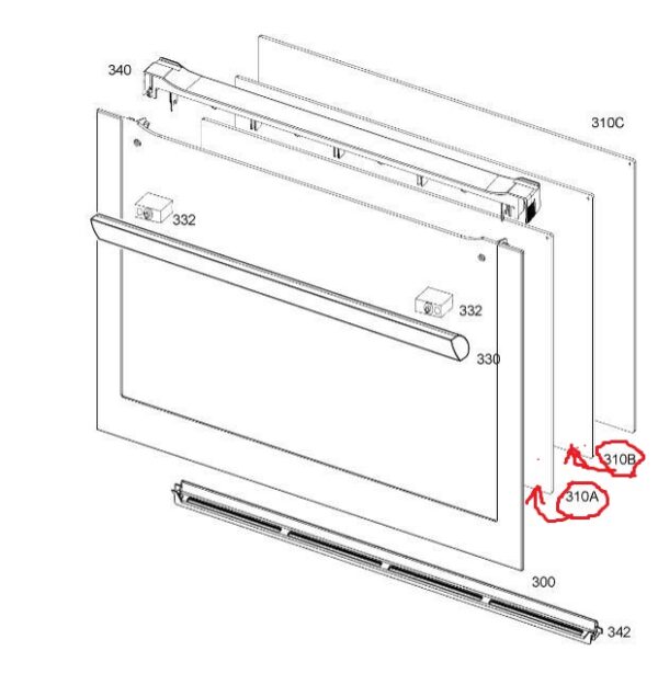 Elektrinės orkaitės ELECTROLUX / AEG (vidurinis) 468x374mm — изображение 2