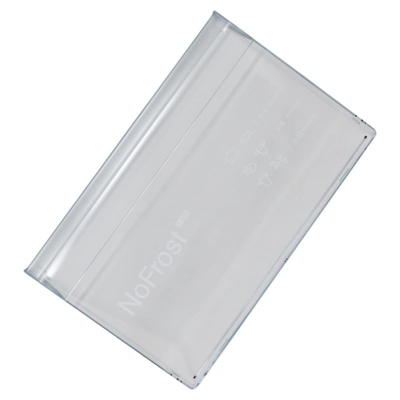 Šaldytuvo BOCH ,SIEMENS šaldiklio stalčiaus priekinė BIG BOX panelė,apie 40,2 cm x maždaug 25,8 cm Держатели для бытовых холодильников, выдвижных ящиков, полок и других пластиковых деталей