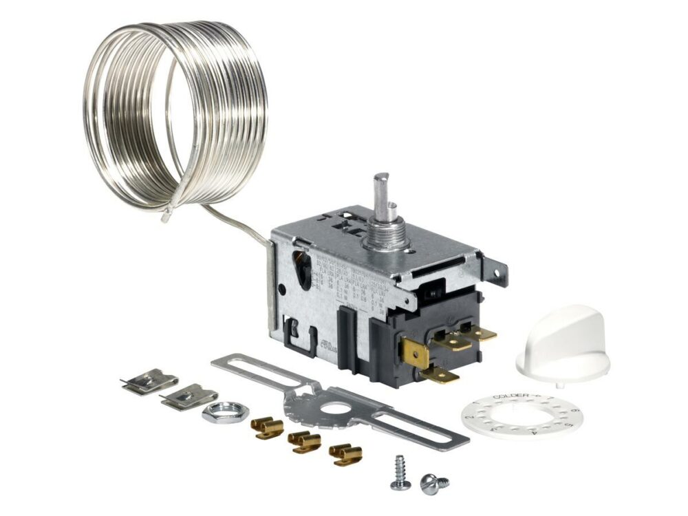 Šaldiklio termoreguliatorius DANFOSS-7, -10/-17°C, -24/-34.5°C, kapiliaro ilgis — 2300mm Автомобильные детали холодильных морозильников для бытового промышленного холодильного оборудования