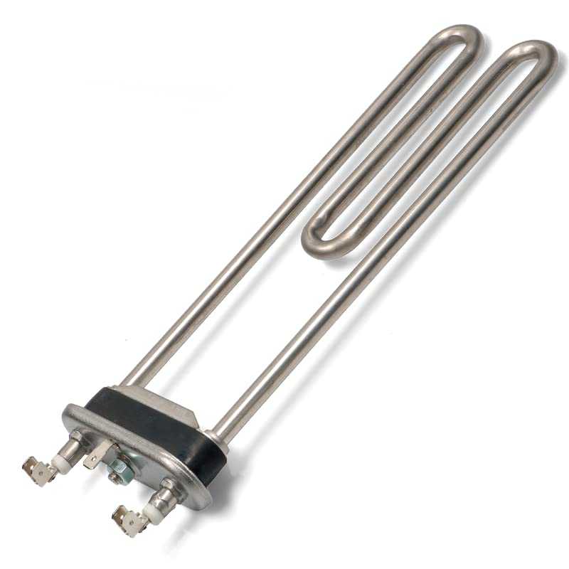 Skalbimo mašinos kaitinimo elementas AEG, ELECTROLUX, ZANUSSI, BLOMBERG, 1950W, 230V, ilgis iki skardelės 230mm Нагревательные элементы для стиральных машин