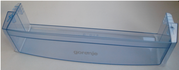 Šaldytuvo GORENJE, ATAG apatinė durų lentynėlė, 435x115x105mm, apatinė, orig. — изображение 3
