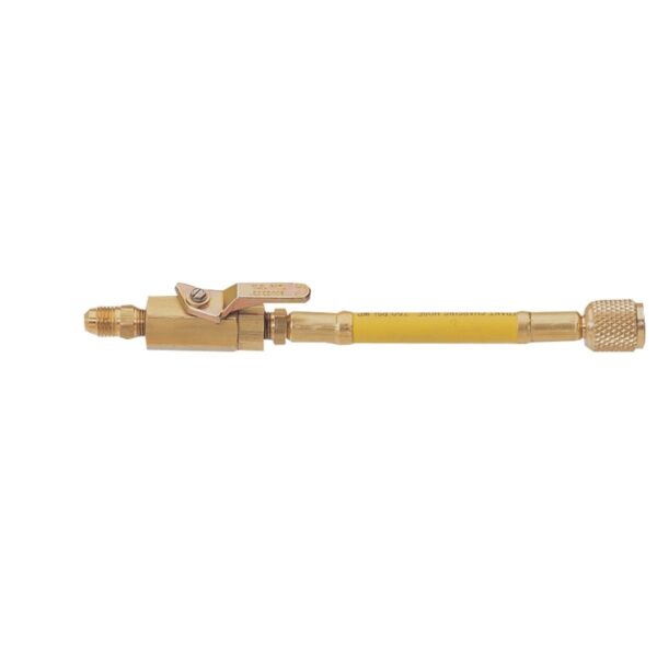 Žarnelė su vožtuvu MASTERCOOL 90264, 1/4"x1/4" SAE geltona