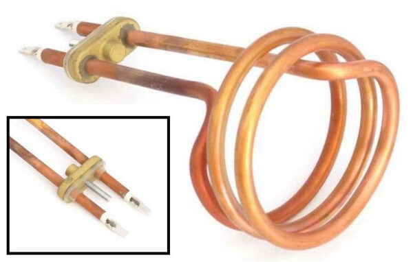Boilerio kaitinimo elementas TATRAMAT 5106/6 - 2000W aukštas (nuo teno apatinės dalies iki flanšo viršutinės dalies, aukštis 160mm)