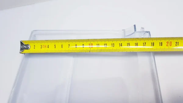 Šaldytuvo šaldiklio stalčiaus priekinis skydelis, SNAIGĖ 475x185mm, RF310, RF360, RF390, C290, F245, RF300, RF270, RF315 — изображение 2