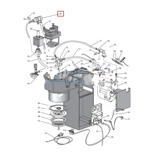 Kavos aparato DELONGHI vožtuvas — изображение 3