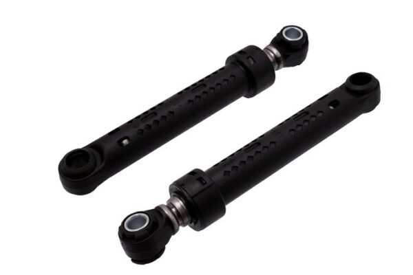 Skalbimo mašinos SAMSUNG amortizatorius, 80N, montavimo skylės Ø10mm (metalinė įvorė) +13mm (kaiščiuojama skylė), ilgis 170+250mm, 1 vnt,orig. — изображение 2