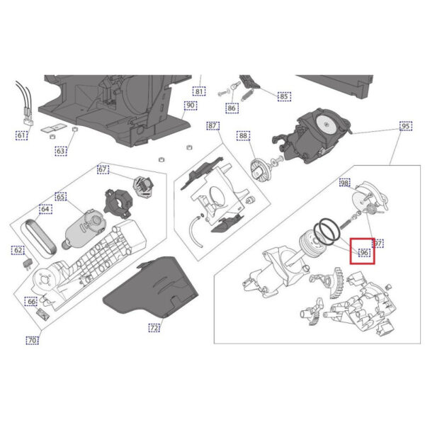 Tarpinė kavos aparatui DELONGHI,GORENJE,SMEG,ELECTROLUX / AEG, O-ring, 34,7x4,3mm,orig. — изображение 2