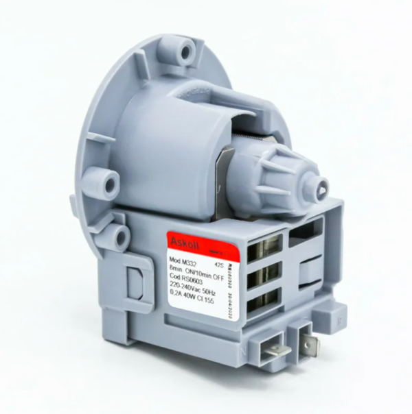 Skalbimo mašinos siurblys LG,WHIRPOOL,INDESIT ARDO, SAMSUNG, GORENJE, ARISTON, INDESIT, HOOVER, CANDY,IR KT. 40W, magnetinis, universalus — изображение 3