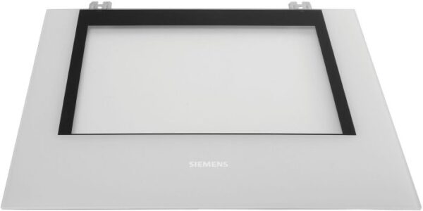 Orkaitės BOSCH, SIEMENS išorinis durų stiklas su rėmeliu,orig.