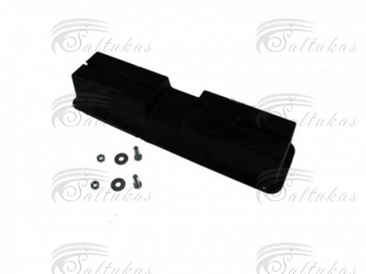 Oro kondicionieriaus montavimo laikiklis + stovas, L=420mm, H=72mm, talpa 140kg,  juodas Надувные конденсаторы и другие аксессуары для промышленных холодильников