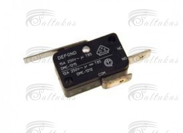 Universalus mikroišjungėjas 15A, 250V, matmenys mm. 28X16X9,5, 2 kontaktai.