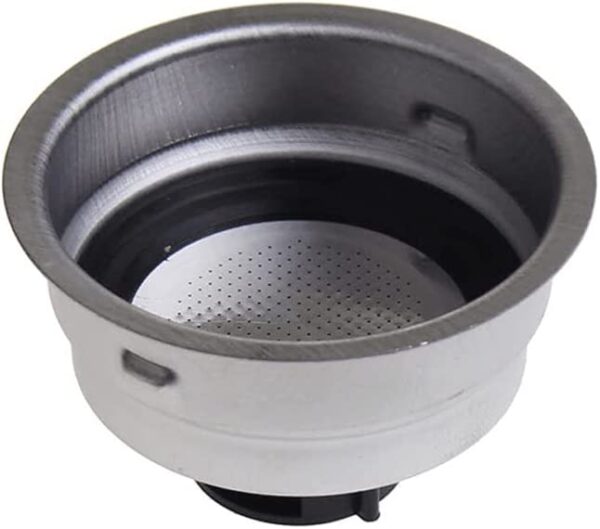Одноместное сито (фильтр) на одну чашку для ручки для кофе, DELONGHI, KENWOOD, Bifinett, Ø60 мм, высота 32 мм — изображение 2