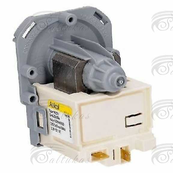 Skalbimo mašinos ELECTROLUX / AEG / BOSCH / SIEMENS vandens išpylimo siurbliukas 25W, 230-240V, 50Hz, 0,2A, Насосы для стиральных машин