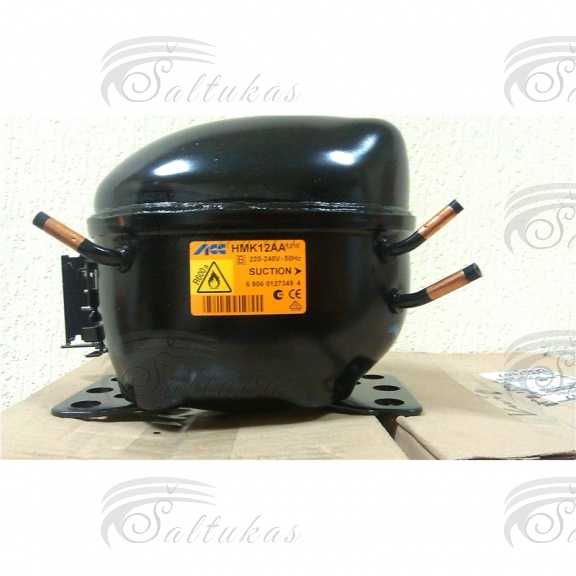 Šald. kompresorius HMK12AA, R600, prie -25 °C = 129W Компрессоры для бытовых холодильников