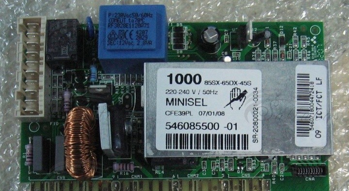 Skalbimo mašinos modulis ARISTON, INDESIT, MERLONI, 85SX-65DX-45S, 1000 aps. Электронная почта стиральной машины. платы управления, таймеры, сетевые фильтры
