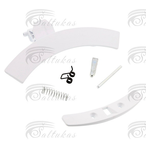 Durų rankenėlė AEG, ELECTROLUX, ZANUSSI (komplektas) Durų rankenėlė AEG, ELECTROLUX, ZANUSSI (komplektas) Дверные ручки стиральной машины, крючки для замков