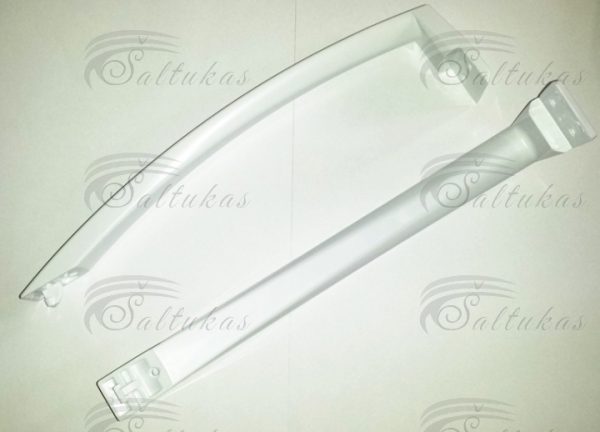 Ручка дверная SNOWFLAKE, для новых моделей (2 монтажных отверстия), 315мм, RF27SM, RF30SM, RF31SM, RF32SM, RF34SM, RF35SM, RF36SM, RF53SM, RF56SM, RF57SM, RF58SM, для холодильников, белая, 1 шт