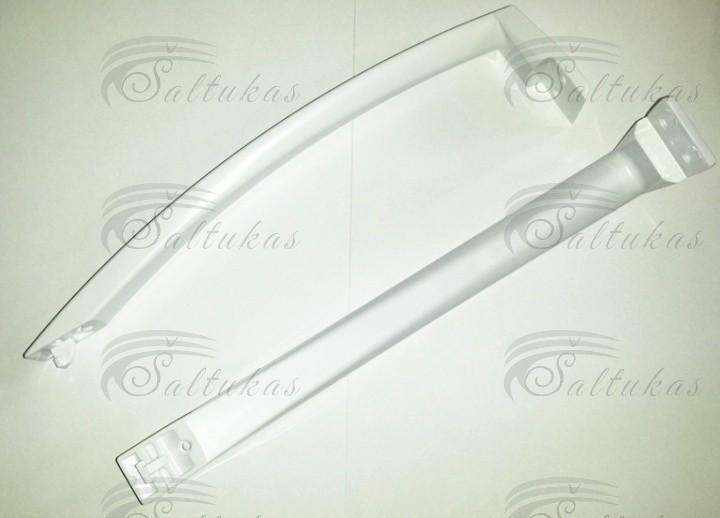 Ручка дверная SNOWFLAKE, для новых моделей (2 монтажных отверстия), 315мм, RF27SM, RF30SM, RF31SM, RF32SM, RF34SM, RF35SM, RF36SM, RF53SM, RF56SM, RF57SM, RF58SM, для холодильников, белая, 1 шт Автомобильные детали холодильных морозильников для бытового промышленного холодильного оборудования