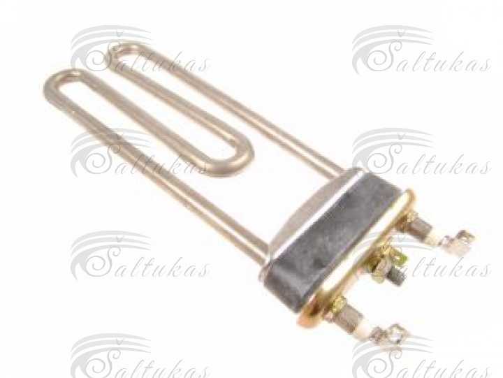 Skalbimo maŠinos kaitinimo elementas ZANUSSI, ELECTROLUX, AEG,  universalus 1950W, ilgis iki skardelės 190mm Нагревательные элементы для стиральных машин