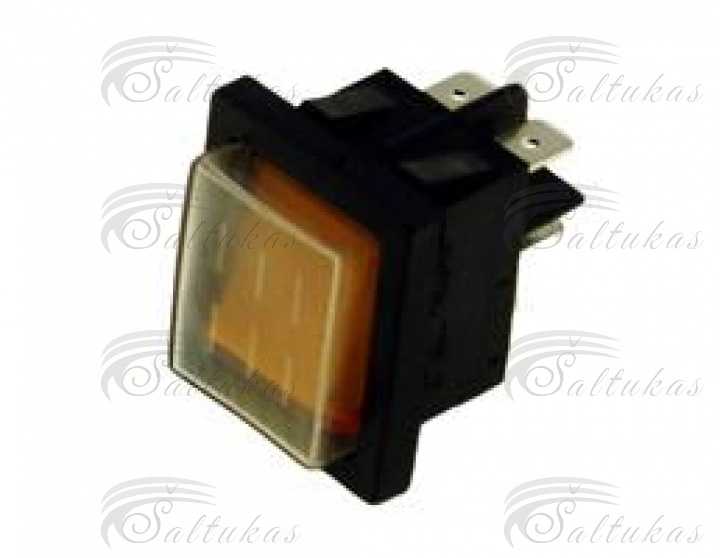 Hermetiškas jungiklis 16A, 250V, 22X30mm, 4 kontaktai Разные переключатели