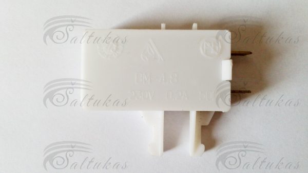 Šaldytuvo ATLANT lemputes išiungimo/įjungimo elektroninis  jungtukas, М-4.8Р (КМ-4,8), 230V, 0,2A