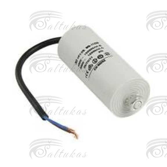 Kondensatorius 2µF (mikrofaradai), 450V, SC1161, d=30x57mm, su laidu Конденсаторы