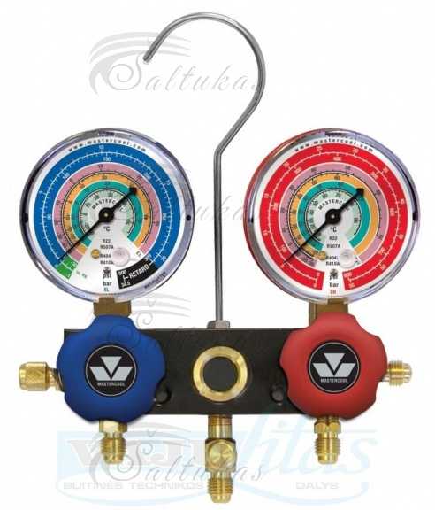 Reduktorius 80 mm, 3 x 1/4″ SAE , R410A, R407C, R22, MASTERCOOL Инструменты, химические средства по уходу Детали для бороды и другое оборудование