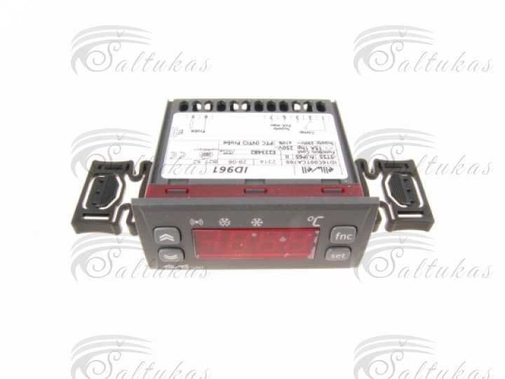 Elektroninis valdymo pultelis  ELIWELL, IDPlus 961, 12V, 50/60Hz, -55°C až +150°C,  IDP17D03E0000,daviklis neina komplekte perkamas atskirai. Регуляторы управления и термопары для промышленных холодильников