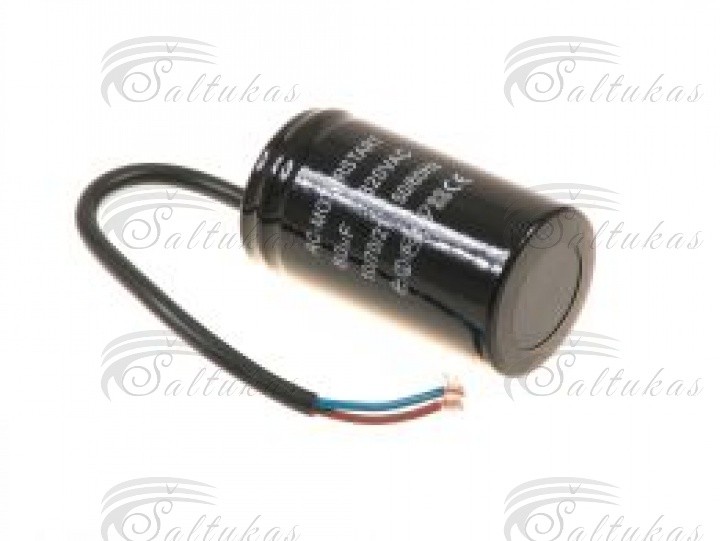 Kondensatorius 80µF (mikrofaradai), 320V su laidu Конденсаторы