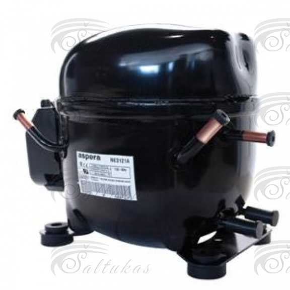 Šaldytuvo kompresorius EMBRACO-ASPERA , NE2121Z, R134A, 220 — 240V/1/50Hz, 1/4 HP, 9,26 cm3, LRA 12.6 , (prie -10°C 519W, prie -25°C 242W), (-5°C iki -30°C) Компрессоры для бытовых холодильников